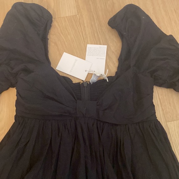 BNWTs Zimmermann dress . Size 0  . Black cotton - Picture 5 of 7